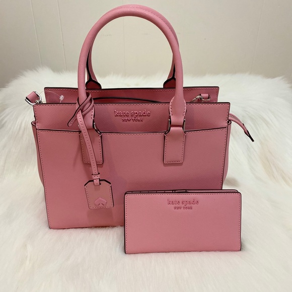 kate spade Handbags - KATE SPADE BUNDLE (SATCHEL/LARGE WALLET)